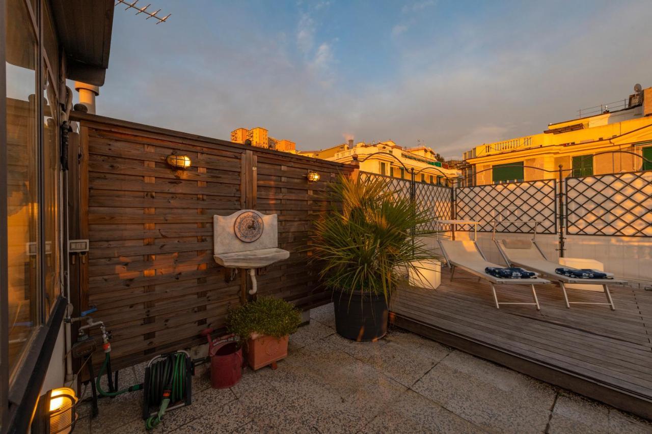 Castelletto Exclusive Terrace Penthouse Lejlighed Genova Eksteriør billede